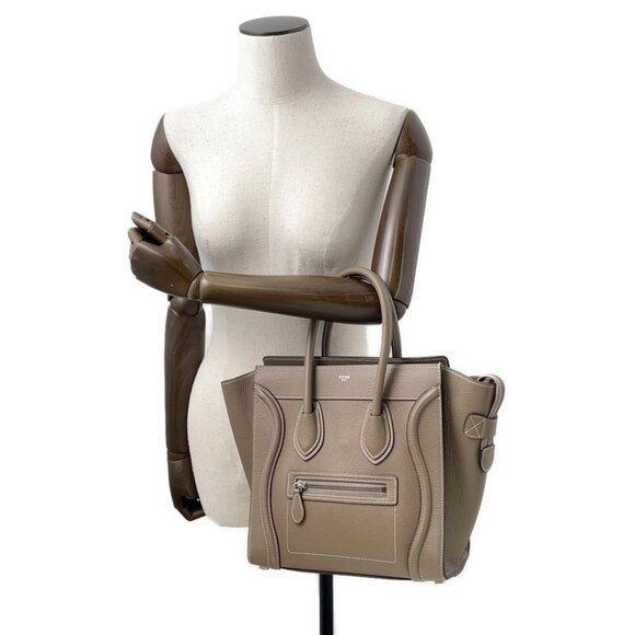 CELINE Luggage shopper Size micro Leather Suri 189793 - Picture 3 of 16